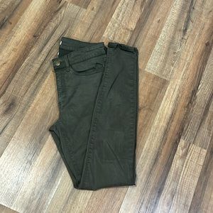 Daily Ritual olive skinny trousers, size 4